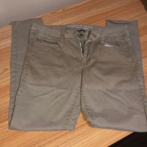 American Eagle Outfitters kaki skinny jeggings